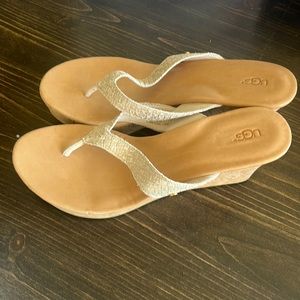 UGG wedge sandals brand new never worn